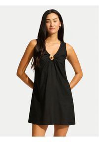 Seafolly Sukienka letnia Palermo 55508-DR Czerwony Regular Fit. Kolor: czerwony. Materiał: wiskoza. Sezon: lato #1