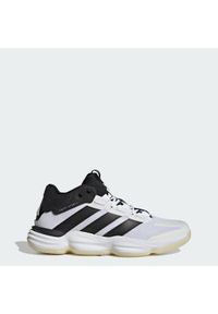 Adidas - adidas Buty halowe Court Stabil KJ1559 Biały. Kolor: biały. Materiał: materiał #1