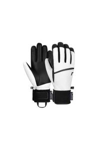 Reusch - Rękawice damskie REUSCH Mara R-TEX XT. Kolor: czarny, biały, wielokolorowy. Sezon: zima. Sport: narciarstwo