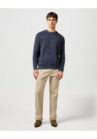 Wrangler - WRANGLER MĘSKA SWETER WRANGLER CREWNECK SWEATER NAVY 112364288 #4