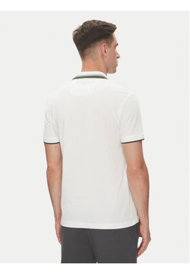 BOSS Polo Paddy Ap Heritage 50538101 Biały Regular Fit. Typ kołnierza: polo. Kolor: biały. Materiał: bawełna