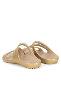 Crocs Klapki KADEE II METALLIC SANDAL W 210147-710 Złoty. Kolor: złoty. Materiał: syntetyk, materiał