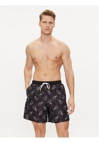 Karl Lagerfeld - KARL LAGERFELD Szorty plażowe 241M2217 Kolorowy Regular Fit. Okazja: na plażę. Materiał: syntetyk. Wzór: kolorowy #2