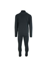 Dres piłkarski męski Puma Clean Sweat Suit. Kolor: czarny, wielokolorowy, biały. Materiał: dresówka. Sport: piłka nożna