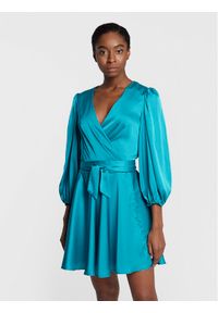 Imperial Sukienka koktajlowa ACVREDG Niebieski Regular Fit. Kolor: niebieski. Materiał: syntetyk. Styl: wizytowy