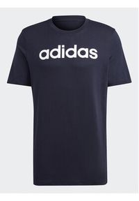 Adidas - adidas T-Shirt Essentials Single Jersey Linear Embroidered Logo T-Shirt IC9275 Niebieski Regular Fit. Kolor: niebieski. Materiał: bawełna