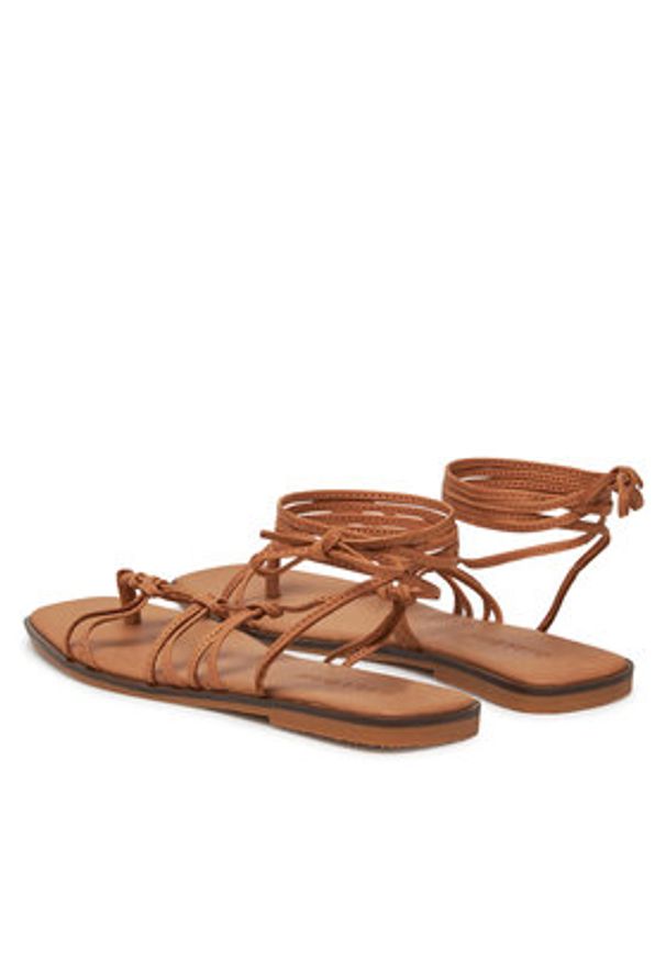 BALAGAN - Balagan Sandały Nof Beżowy. Kolor: beżowy. Materiał: skóra