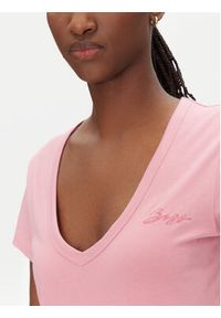 BOSS T-Shirt C_Eslane_4 50540432 Różowy Slim Fit. Kolor: różowy. Materiał: bawełna #3