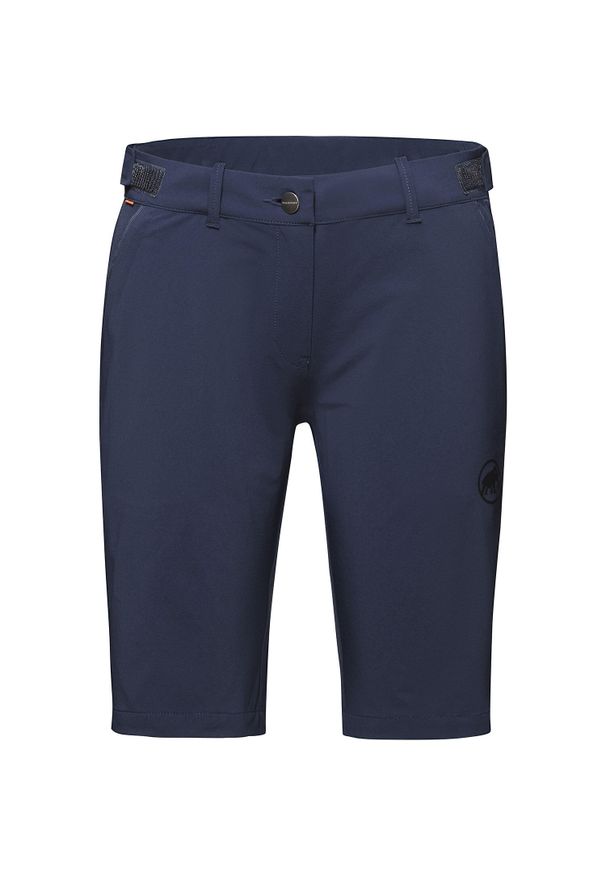 Spodenki trekkingowe damskie Mammut Runbold. Kolor: niebieski. Sport: turystyka piesza