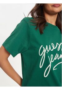 Guess T-Shirt W4BI54 K8HM0 Zielony Boxy Fit. Kolor: zielony. Materiał: bawełna #4