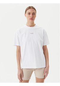 Calvin Klein Jeans T-Shirt Placed Institutional J20J225539 Biały Relaxed Fit. Kolor: biały. Materiał: bawełna #1