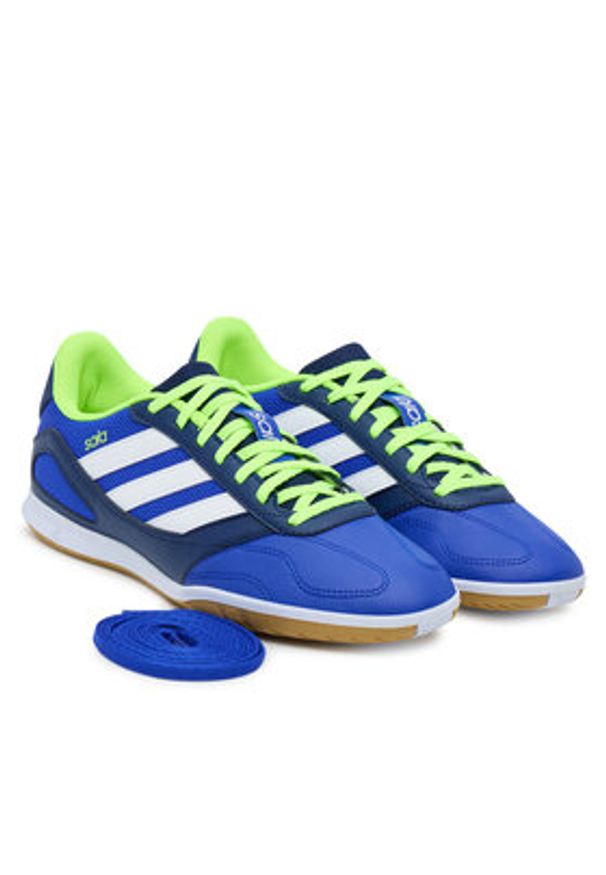 Adidas - adidas Buty do piłki nożnej Super Sala Competition 3 JR5398 Granatowy. Kolor: niebieski. Materiał: materiał