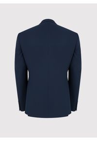 Pako Lorente - PAKO LORENTE – Klasyczna marynarka męska w kolorze granatowym. Kolor: czarny, niebieski. Materiał: wiskoza, poliester, elastan, jeans. Wzór: gładki. Styl: klasyczny #8