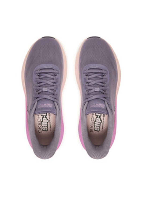 skechers - Skechers Buty do biegania Max Cushioning Endeavour 129473/PUR Fioletowy. Kolor: fioletowy. Materiał: materiał
