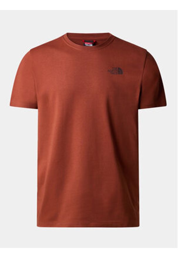 The North Face T-Shirt Redbox Celebration NF0A7X1K Brązowy Regular Fit. Kolor: brązowy. Materiał: bawełna