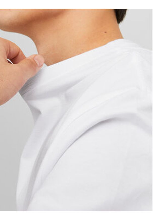 Jack & Jones T-Shirt Vesterbro 12240121 Biały Relaxed Fit. Kolor: biały. Materiał: bawełna
