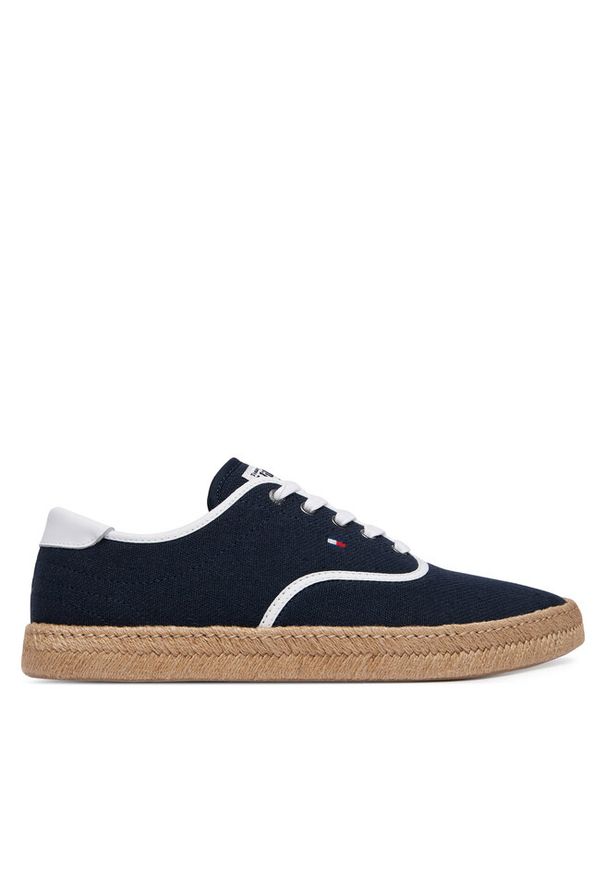 TOMMY HILFIGER - Espadryle Tommy Hilfiger. Kolor: niebieski