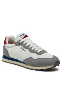Pepe Jeans Sneakersy Natch Basic M PMS40010 Biały. Kolor: biały. Materiał: materiał #4
