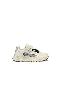 Sneakersy damskie Geox Loftus A. Kolor: szary, biały, wielokolorowy. Materiał: tkanina, syntetyk. Sport: turystyka piesza #1