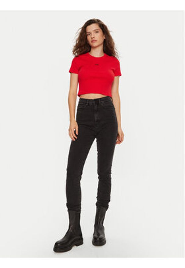 Hugo Jeansy Girali 50527063 Szary Skinny Fit. Kolor: szary