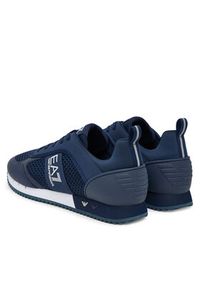 EA7 Emporio Armani Sneakersy 7X000334 AF18610 MB198 Granatowy. Kolor: niebieski. Materiał: skóra #3