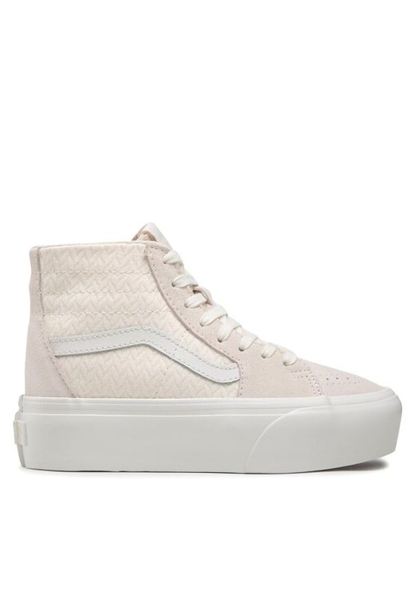 Vans Sneakersy Sk8-Hi Tapered VN0A7Q5PBKN1 Beżowy. Kolor: beżowy. Materiał: materiał. Model: Vans SK8