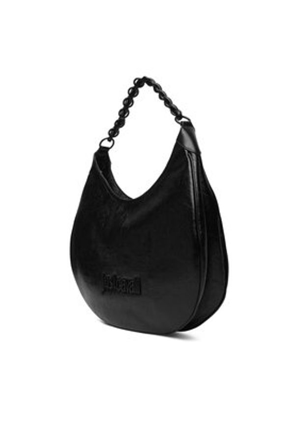 Just Cavalli Torebka 80RA4BC2 ZSD86 Czarny. Kolor: czarny. Materiał: skórzane