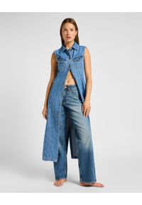 Lee - LEE DAMSKA SUKIENKA JENSOWA LONG SLIM DRESS FEELING FINE 112355119 LI68016317 #2