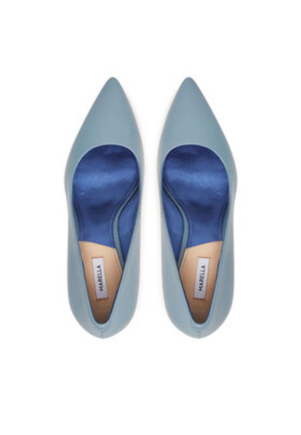 Marella Szpilki Taso 2513521016200 Niebieski. Kolor: niebieski. Materiał: skóra. Obcas: na szpilce