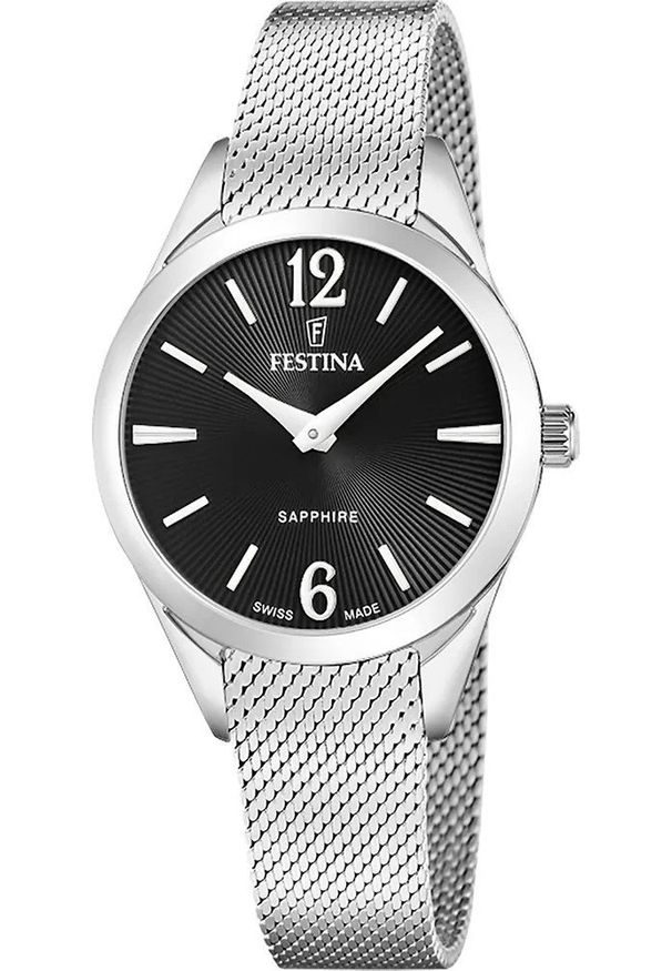 Zegarek damski Festina F20076-5 srebrny. Kolor: srebrny