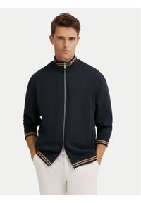 Bugatti Bluza 8750-75080C Granatowy Regular Fit. Kolor: niebieski. Materiał: syntetyk #1