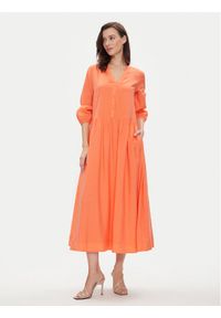 JOOP! Sukienka letnia 30042067 Pomarańczowy Regular Fit. Kolor: pomarańczowy. Materiał: lyocell. Sezon: lato #1