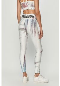 LABELLAMAFIA - LaBellaMafia - Biustonosz sportowy i legginsy. Kolor: biały. Materiał: poliester, materiał, dzianina, elastan #6