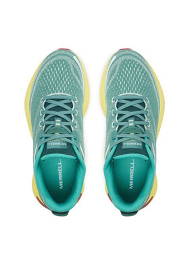 Merrell Buty do biegania Morphlite J068379 Zielony. Kolor: zielony. Materiał: materiał