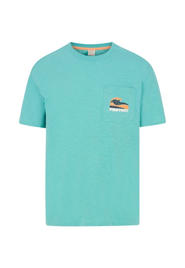 Protest - T-Shirt męski PROTEST PRTJake. Kolor: niebieski. Sport: turystyka piesza