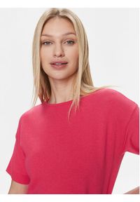 United Colors of Benetton - United Colors Of Benetton T-Shirt 103CD102M Różowy Regular Fit. Kolor: różowy. Materiał: bawełna #4