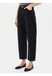 Hugo - HUGO Jeansy Gimine_3 50544027 Czarny Mom Fit. Kolor: czarny