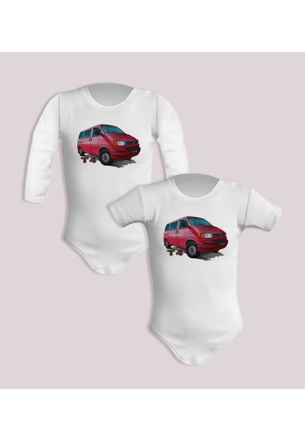 nikiniki - VW T4 — body (Rozmiar: 6M; Długość rękawa: długi; Rodzaj nadruku: VW T4). Materiał: bawełna. Wzór: nadruk