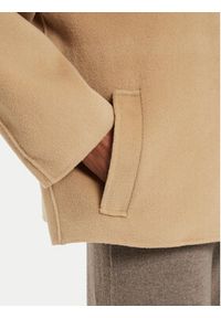 Weekend Max Mara Płaszcz wełniany Gennaio 2425086021 Beżowy Regular Fit. Kolor: beżowy. Materiał: wełna #3