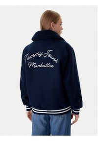 Tommy Jeans Kurtka bomber Varsity DW0DW22051 Granatowy Relaxed Fit. Kolor: niebieski. Materiał: syntetyk #6
