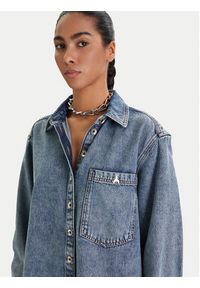 Patrizia Pepe Koszula jeansowa 8C0833/D108-CB05 Niebieski Regular Fit. Kolor: niebieski. Materiał: bawełna #2