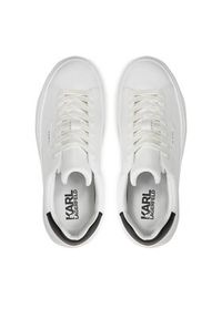 Karl Lagerfeld - KARL LAGERFELD Sneakersy KL63420 Biały. Kolor: biały. Materiał: skóra #6
