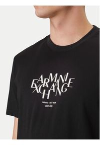 Armani Exchange T-Shirt XM002782 AF10356 UC001 Czarny Regular Fit. Kolor: czarny. Materiał: bawełna #6