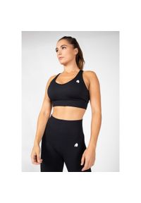 GORILLA WEAR - Hilton Bezszwowe Biustonosz sportowy - Czarny. Kolor: czarny. Sport: fitness