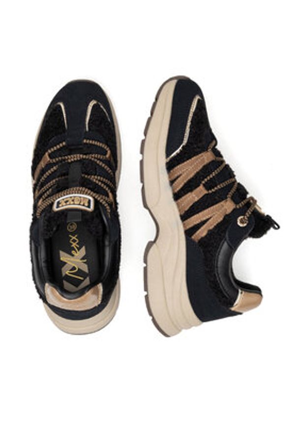MEXX Sneakersy MI001009243W Czarny. Kolor: czarny. Materiał: materiał