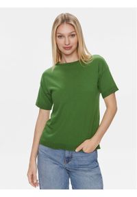 United Colors of Benetton - United Colors Of Benetton T-Shirt 103CD102M Zielony Regular Fit. Kolor: zielony. Materiał: bawełna