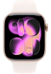 APPLE - Smartwatch Apple Smartwatch Apple Watch Series 11 46 mm GPS S/M Różowe złoto / Łagodny róż. Rodzaj zegarka: smartwatch. Kolor: różowy, złoty, wielokolorowy #1