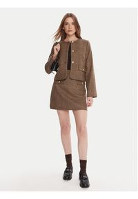 Barbour Marynarka LTA0126BR51 Brązowy Regular Fit. Kolor: brązowy. Materiał: wełna #5