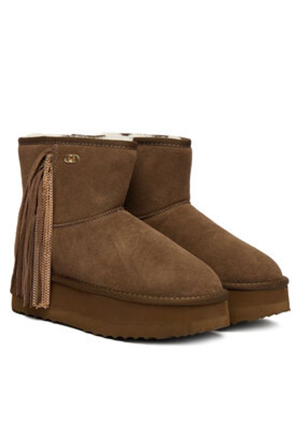 Liu Jo Śniegowce Jane 09 SF5109 PX002 Brązowy. Kolor: brązowy. Materiał: zamsz, skóra