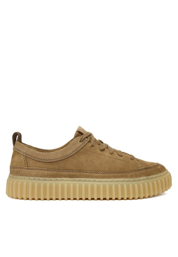 Sneakersy Clarks. Kolor: brązowy